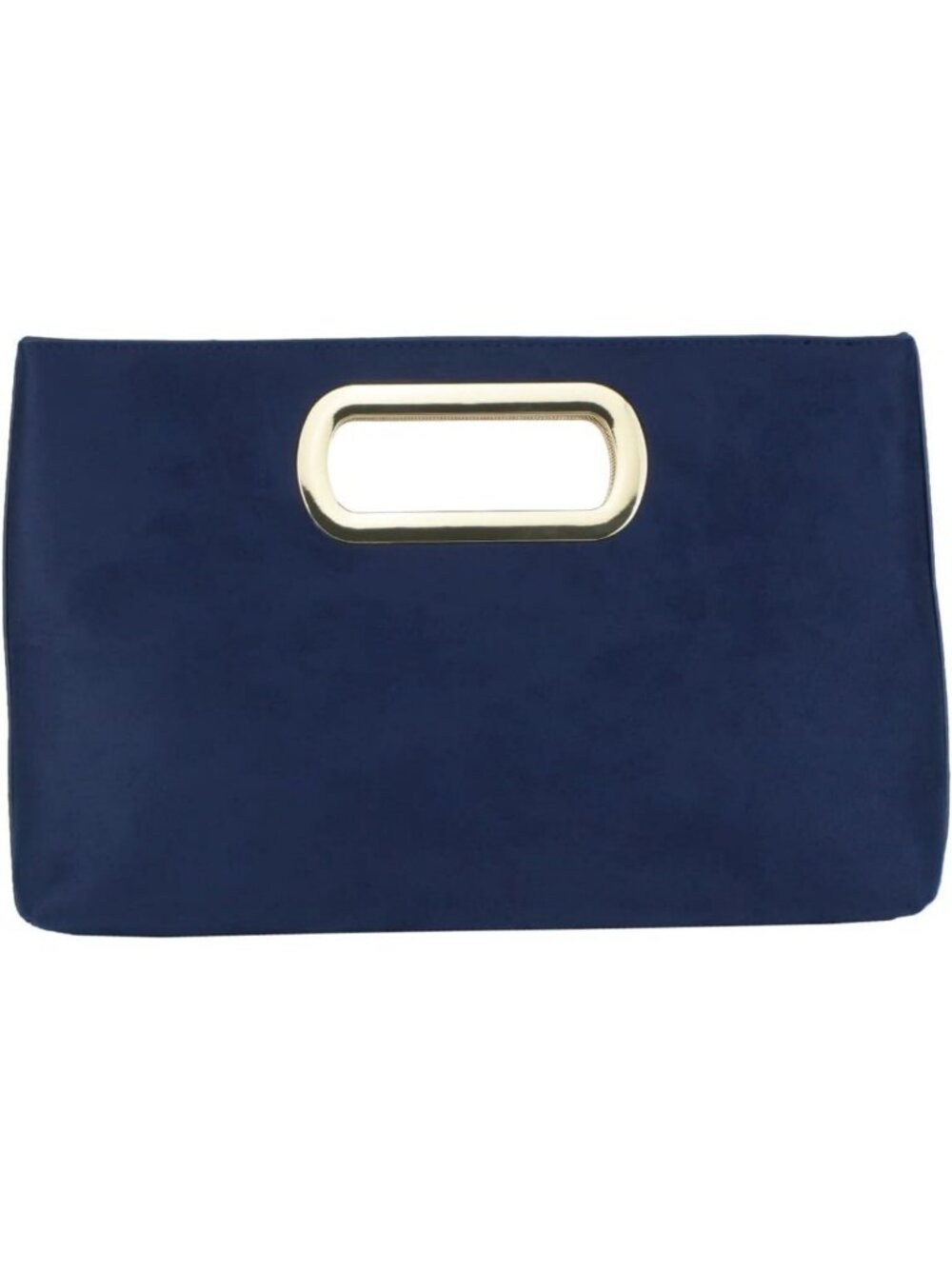Chic Top Handle Faux Suede Clutch Bag - Stylish Evening Purse for Women